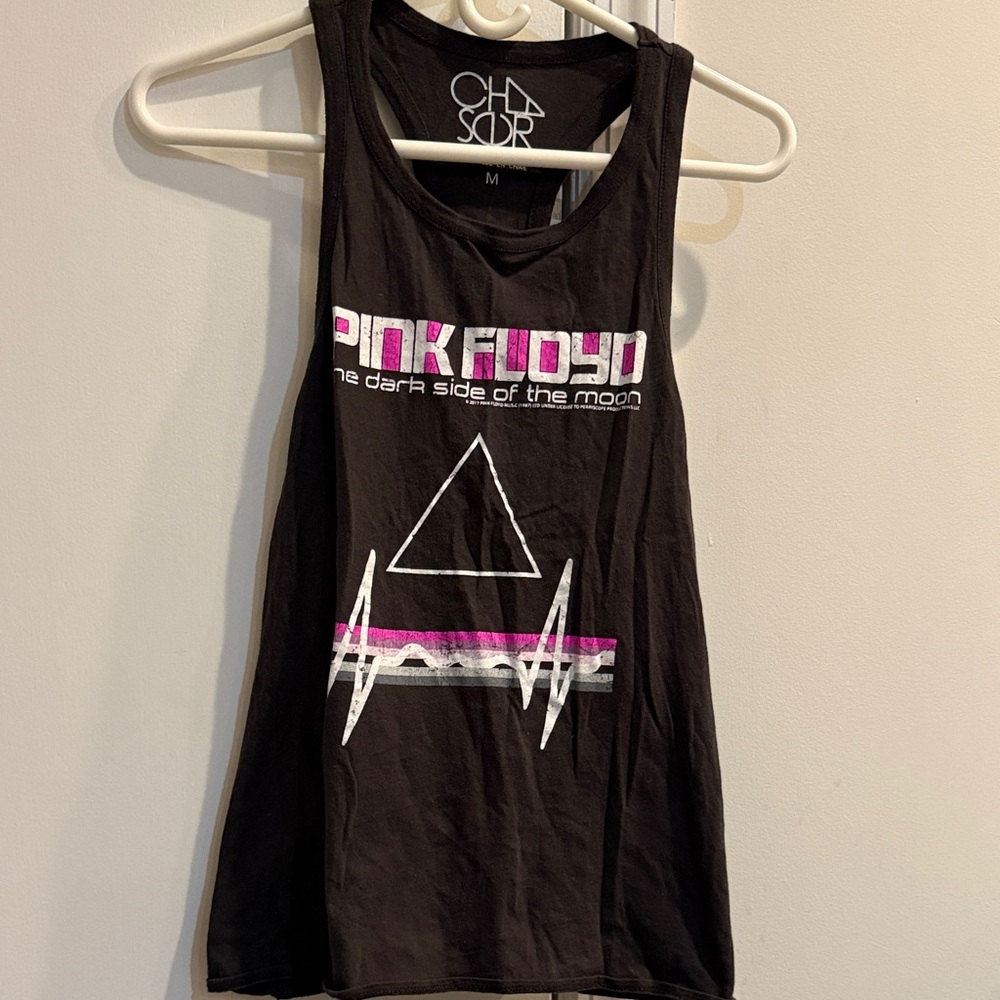 Chasor Pink Floyd Black Tank Top. Size medium